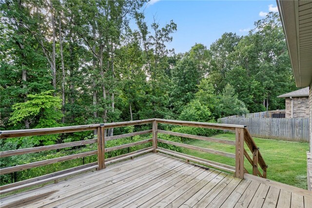 1505 S K Pl, Rogers, AR 72756 - view of wooden deck
