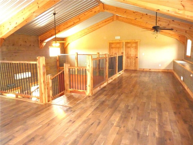 6611 Mc 4010, Everton, AR 72633 - bonus room featuring ceiling fan and wood finished floors