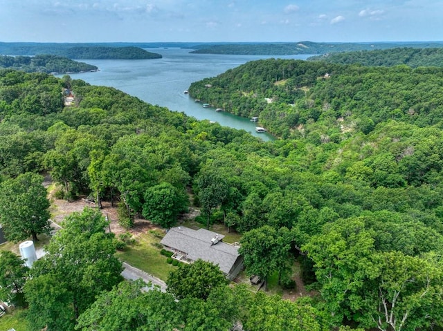 122 Hillcrest Rd, Eureka Springs, AR 72631 - view of property location with a nearby body of water and a forest