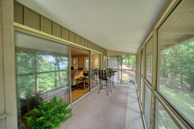 122 Hillcrest Rd, Eureka Springs, AR 72631 - sunroom with wood finished floors