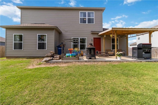 501 W Pittsfield, Siloam Springs, AR 72761 - back of house featuring a patio