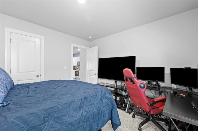 615 W Dusty Ct, Siloam Springs, AR 72761 - carpeted bedroom with an office area