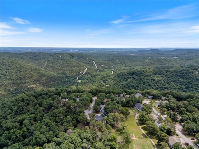 5 Augusta Ln, Holiday Island, AR 72631 - bird's eye view of a heavily wooded area