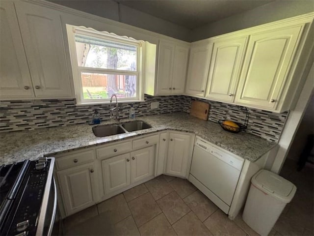 712 Carlton St, Springdale, AR 72762 - kitchen with stove, a sink, dishwasher, and backsplash