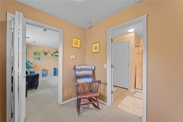 9225 Charles St, Rogers, AR 72756 - hallway with carpet flooring and baseboards