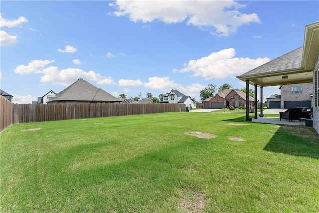 1432 Cannon Ln, Cave Springs, AR 72718 - fenced backyard featuring a patio area and a residential view