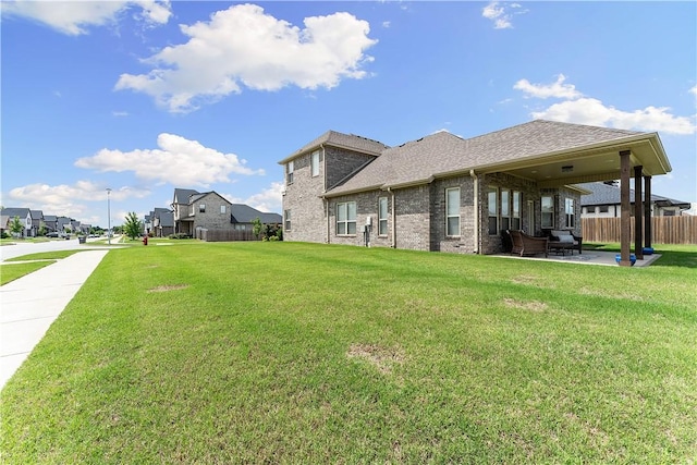 1432 Cannon Ln, Cave Springs, AR 72718 - back of property featuring a patio area and brick siding