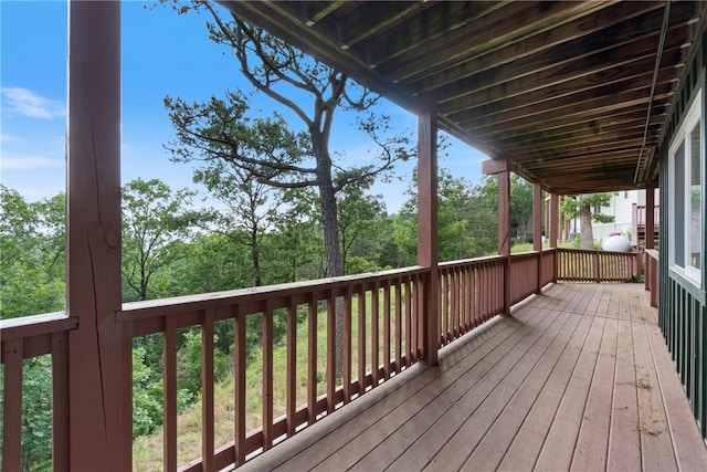 7 El Dorado Dr, Holiday Island, AR 72631 - view of wooden terrace