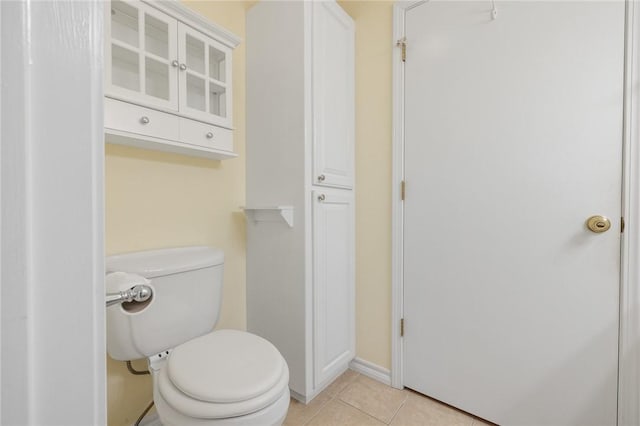 24 Meadow Lark Ln, Harrison, AR 72601 - bathroom featuring tile patterned flooring, toilet, and baseboards
