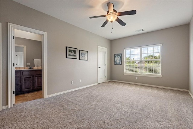 2314 S Mont Blanc Ave, Rogers, AR 72758 - carpeted empty room featuring ceiling fan and baseboards