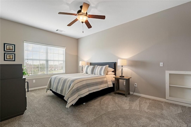 2314 S Mont Blanc Ave, Rogers, AR 72758 - carpeted bedroom featuring baseboards and ceiling fan