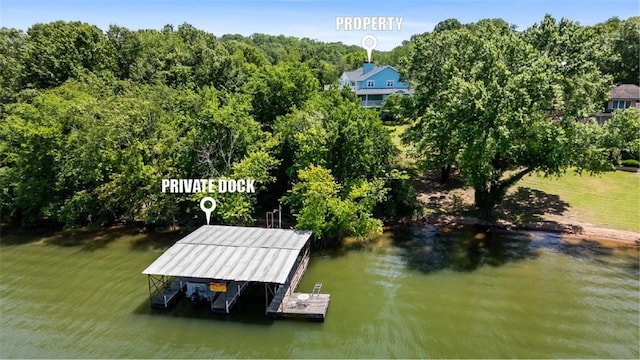 14559 Zimmerman Ln, Rogers, AR 72756 - dock with a water view