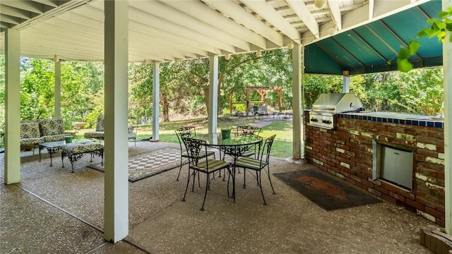 14559 Zimmerman Ln, Rogers, AR 72756 - view of patio / terrace featuring outdoor dining space