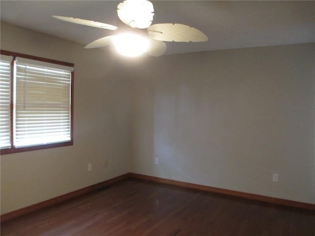 9 Rancho Vista Ln, Holiday Island, AR 72631 - unfurnished room featuring wood finished floors and a ceiling fan
