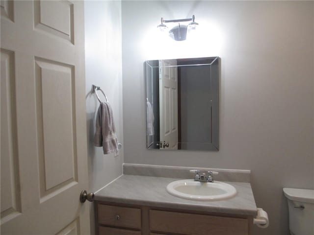 9 Rancho Vista Ln, Holiday Island, AR 72631 - bathroom with vanity and toilet