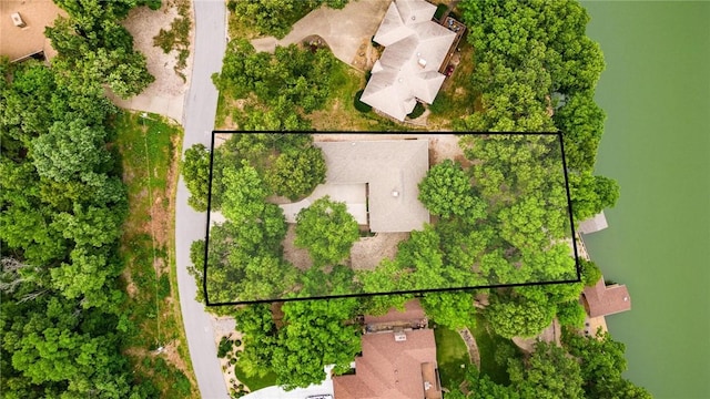 47 Rath Dr, Bella Vista, AR 72715 - aerial view of property's location with property parcel outlined