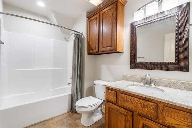 22704 Oakview Rd, Siloam Springs, AR 72761 - full bath with toilet, vanity, and shower / bathtub combination with curtain