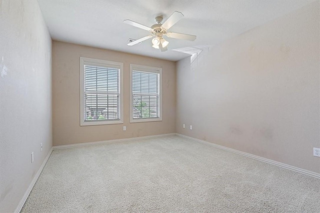 4204 Warbal Trl, Rogers, AR 72758 - empty room with carpet flooring, baseboards, and ceiling fan