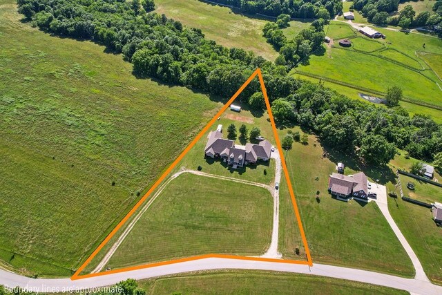 815 James Pl, West Fork, AR 72774 - view of rural area with property boundaries highlighted