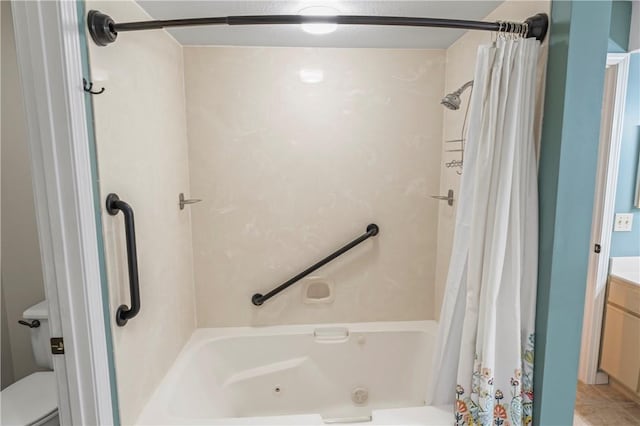 350 S Wildwood Dr Unit C15, Branson, MO 65616 - full bath with a combined bath / shower with jetted tub, toilet, and vanity