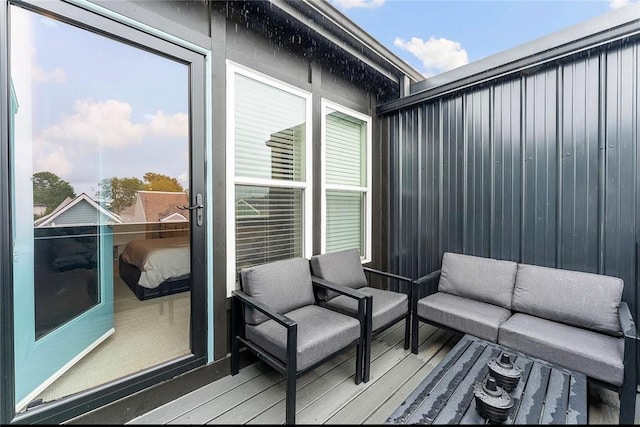 429 SW B St, Bentonville, AR 72712 - deck with an outdoor living space