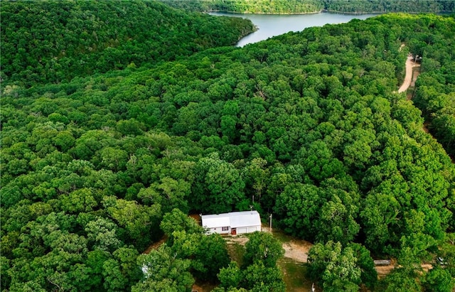 11648 Ventris Rd, Garfield, AR 72732 - bird's eye view of a large body of water and a heavily wooded area
