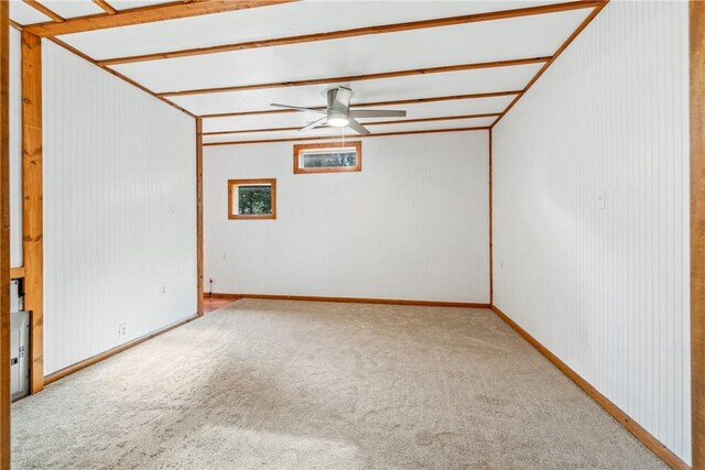 11648 Ventris Rd, Garfield, AR 72732 - spare room featuring a ceiling fan and carpet flooring