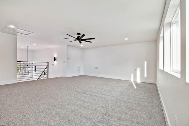 1 Breeghle Ln, Bella Vista, AR 72714 - unfurnished room with carpet, recessed lighting, and ceiling fan