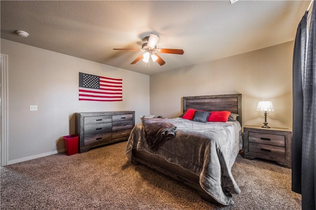 8266 Anna Maria Ave, Springdale, AR 72762 - bedroom with carpet flooring, baseboards, and ceiling fan