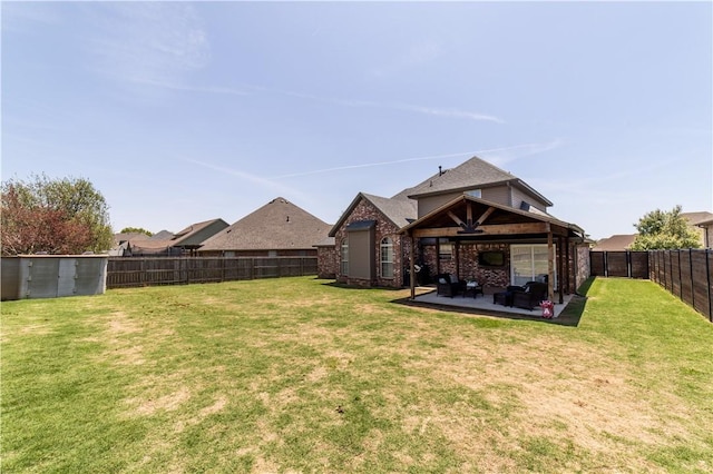 8266 Anna Maria Ave, Springdale, AR 72762 - view of yard featuring a patio and a ceiling fan