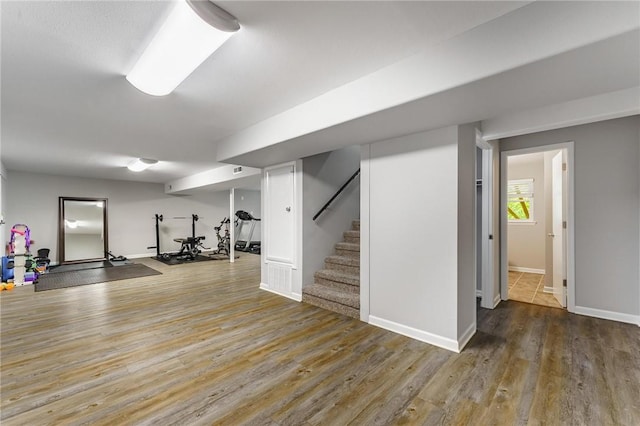 21 Chudleigh Ln, Bella Vista, AR 72714 - exercise room featuring wood finished floors and baseboards