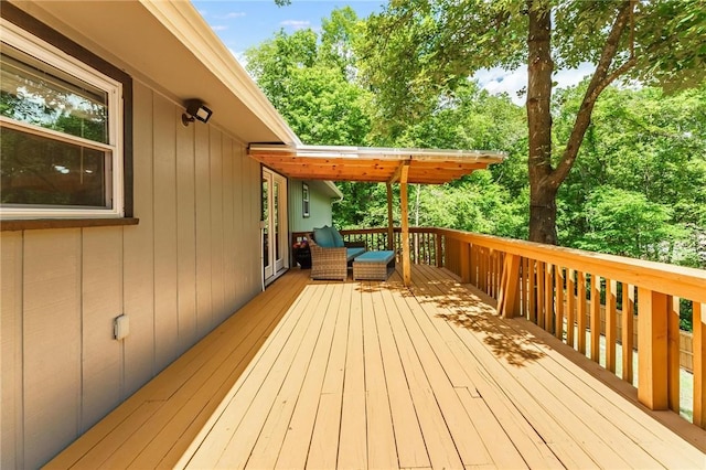 21 Chudleigh Ln, Bella Vista, AR 72714 - view of wooden deck