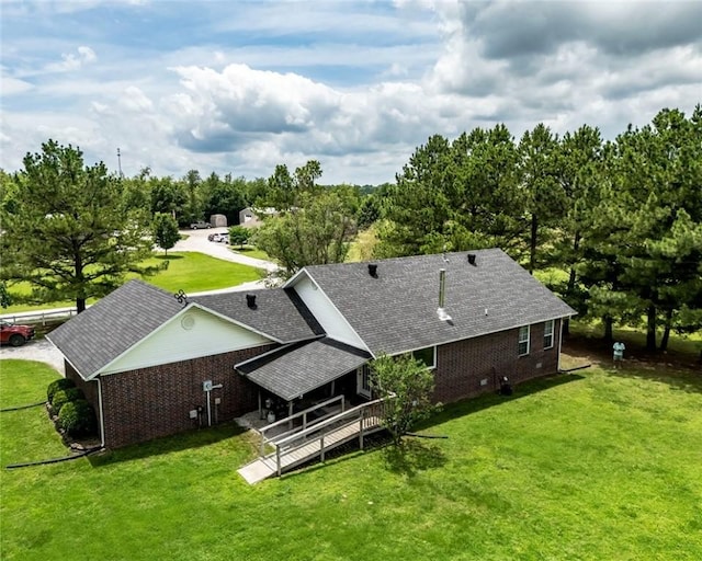 518 W Aster Ave, Farmington, AR 72730 - view from above of property featuring a tree filled landscape