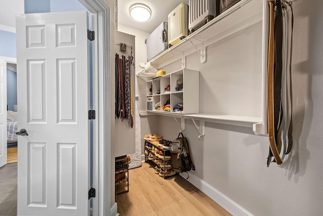 6645 Valley View Rd, Rogers, AR 72758 - spacious closet featuring light wood finished floors