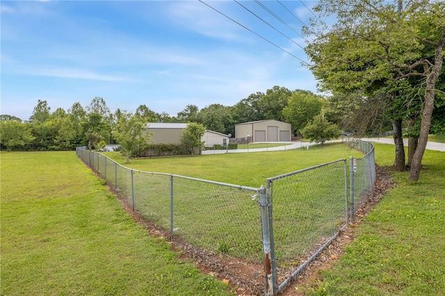 18246 Oakridge Rd, Springdale, AR 72764 - view of yard featuring a detached garage
