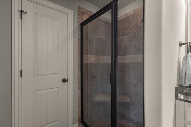 1021 Harvest St, Centerton, AR 72719 - full bath featuring a stall shower and vanity