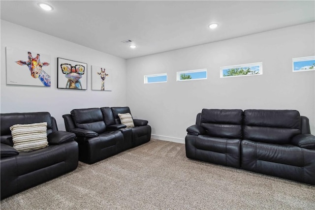 204 NE Healing Springs St, Bentonville, AR 72713 - carpeted living room featuring recessed lighting and baseboards