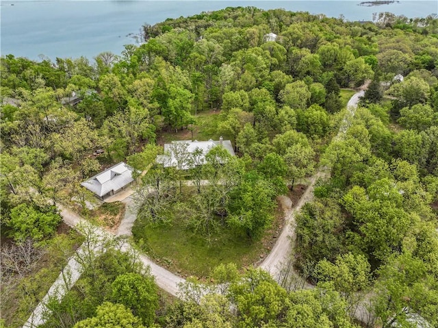 19643 Indigo Dr, Rogers, AR 72756 - bird's eye view of a heavily wooded area