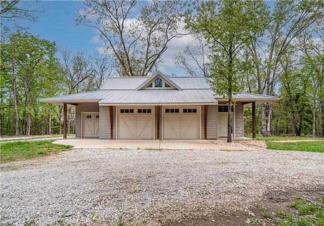 19643 Indigo Dr, Rogers, AR 72756 - garage with gravel driveway