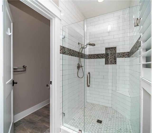 19643 Indigo Dr, Rogers, AR 72756 - full bath with a stall shower and baseboards