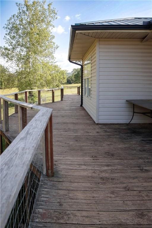 19105 Feather Hill Rd, Elkins, AR 72727 - view of wooden terrace