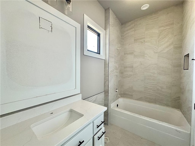 6702 SW Brilliance Ter, Bentonville, AR 72713 - full bathroom with vanity and shower / tub combination