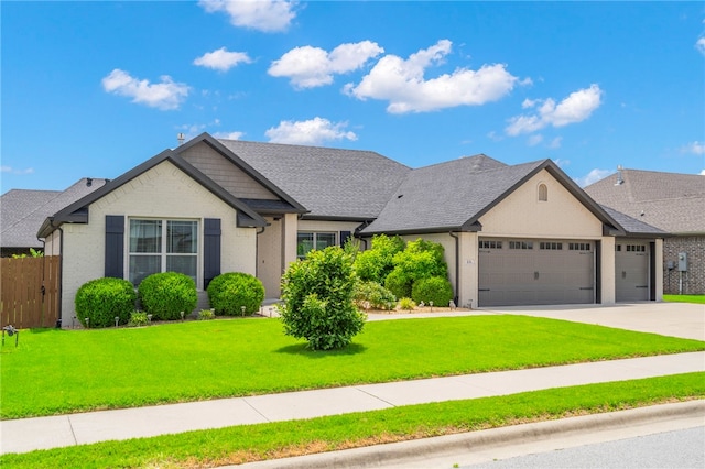 531 Chaparral St, Centerton, AR 72719 - view of front of house with a garage, driveway, and brick siding