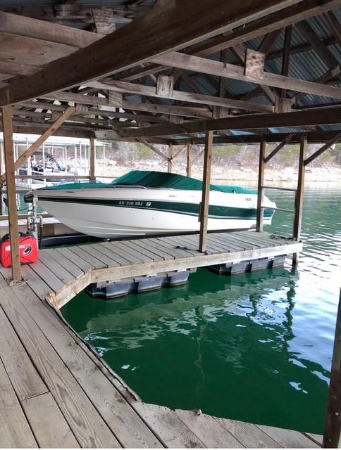 326 Hillcrest Rd, Eureka Springs, AR 72631 - dock featuring boat lift and a water view