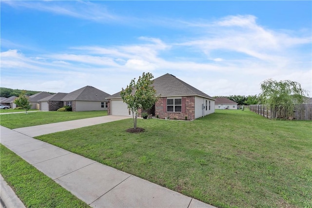 944 Maddy St, Elkins, AR 72727 - ranch-style home with brick siding, driveway, and an attached garage
