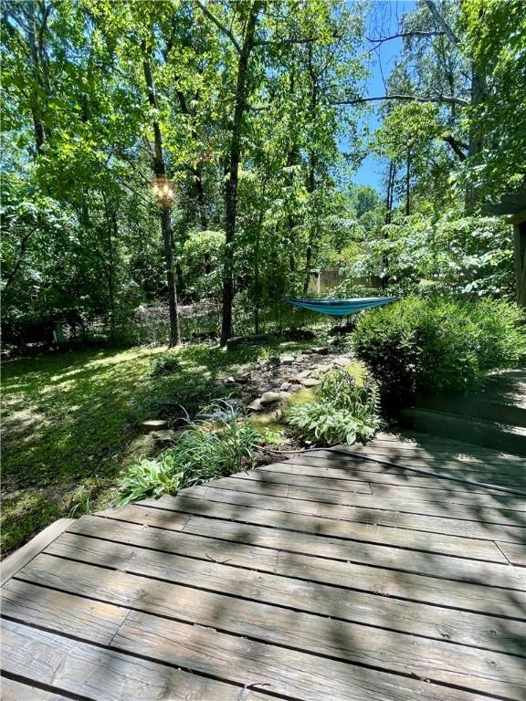 900 Dogwood St, Huntsville, AR 72740 - view of wooden terrace