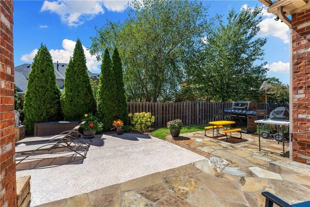 5304 S Promontory Ct, Rogers, AR 72758 - view of patio featuring a grill