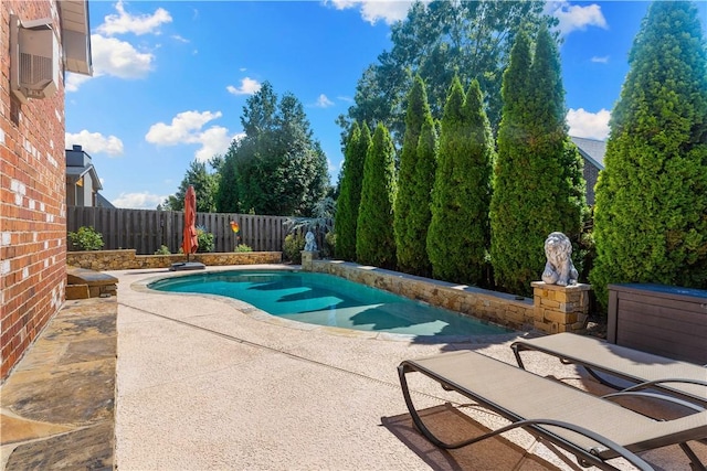 5304 S Promontory Ct, Rogers, AR 72758 - view of pool featuring a patio and a fenced backyard