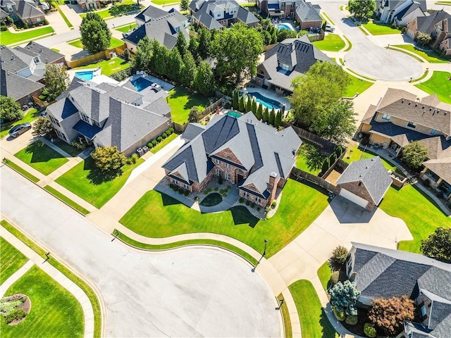 5304 S Promontory Ct, Rogers, AR 72758 - aerial perspective of suburban area with a pool