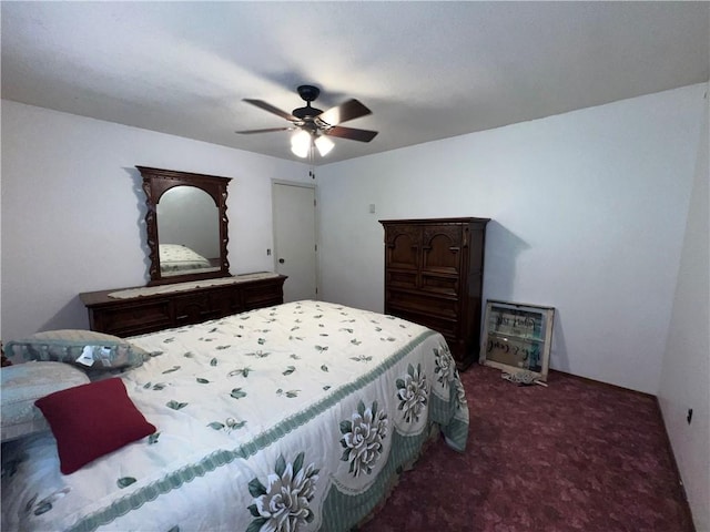 321 F Hwy, Anderson, MO 64831 - carpeted bedroom featuring ceiling fan